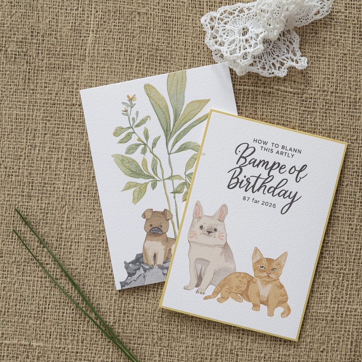 Birthday celebration card