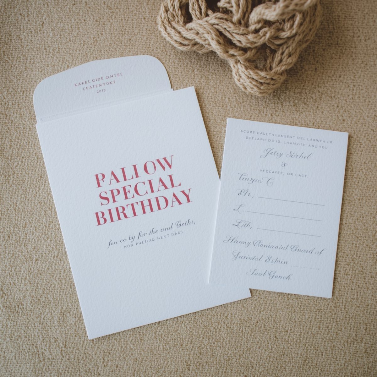 Handmade birthday card